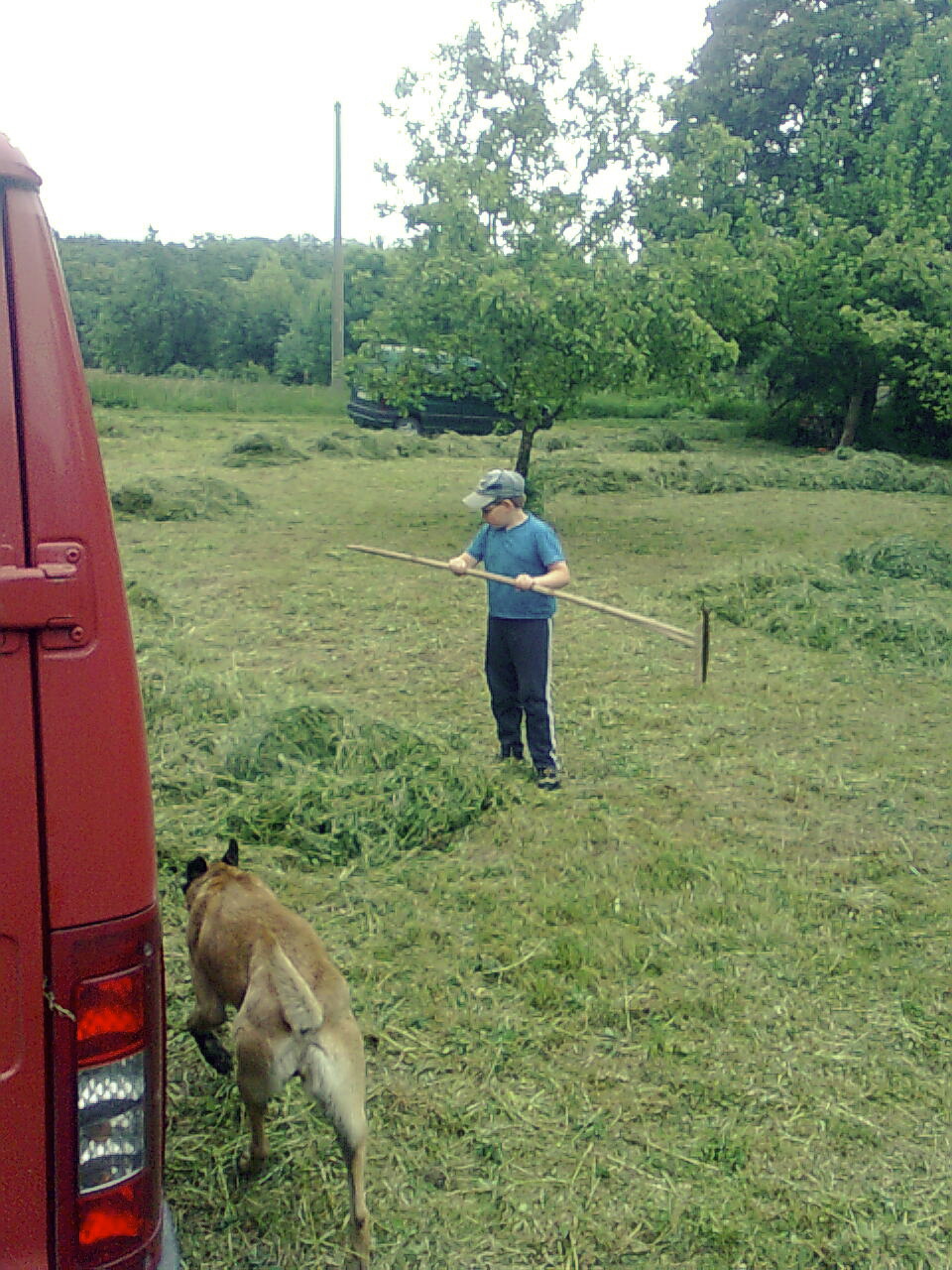 Vítek taky pracoval - nebylo zbytí...